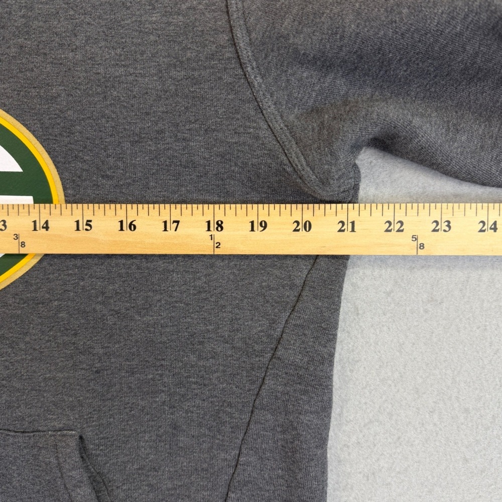 Nike Green Bay Packers Hoodie Mens Medium Grey NFL Football Pullover - Picture 7 of 10
